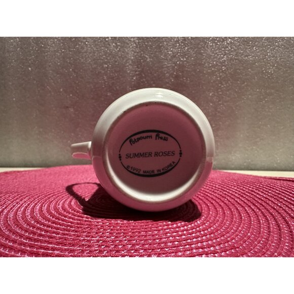Vintage Potpourri Press "Summer Roses" Porcelain Mug 1992 - Picture 3 of 3